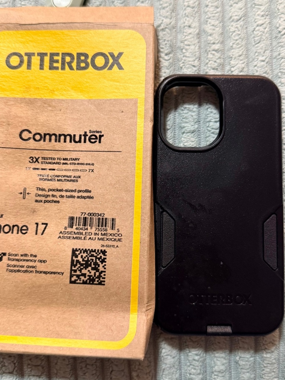 OtterBox Commuter Series Case for iPhone 17 MagSafe Black 77-000342